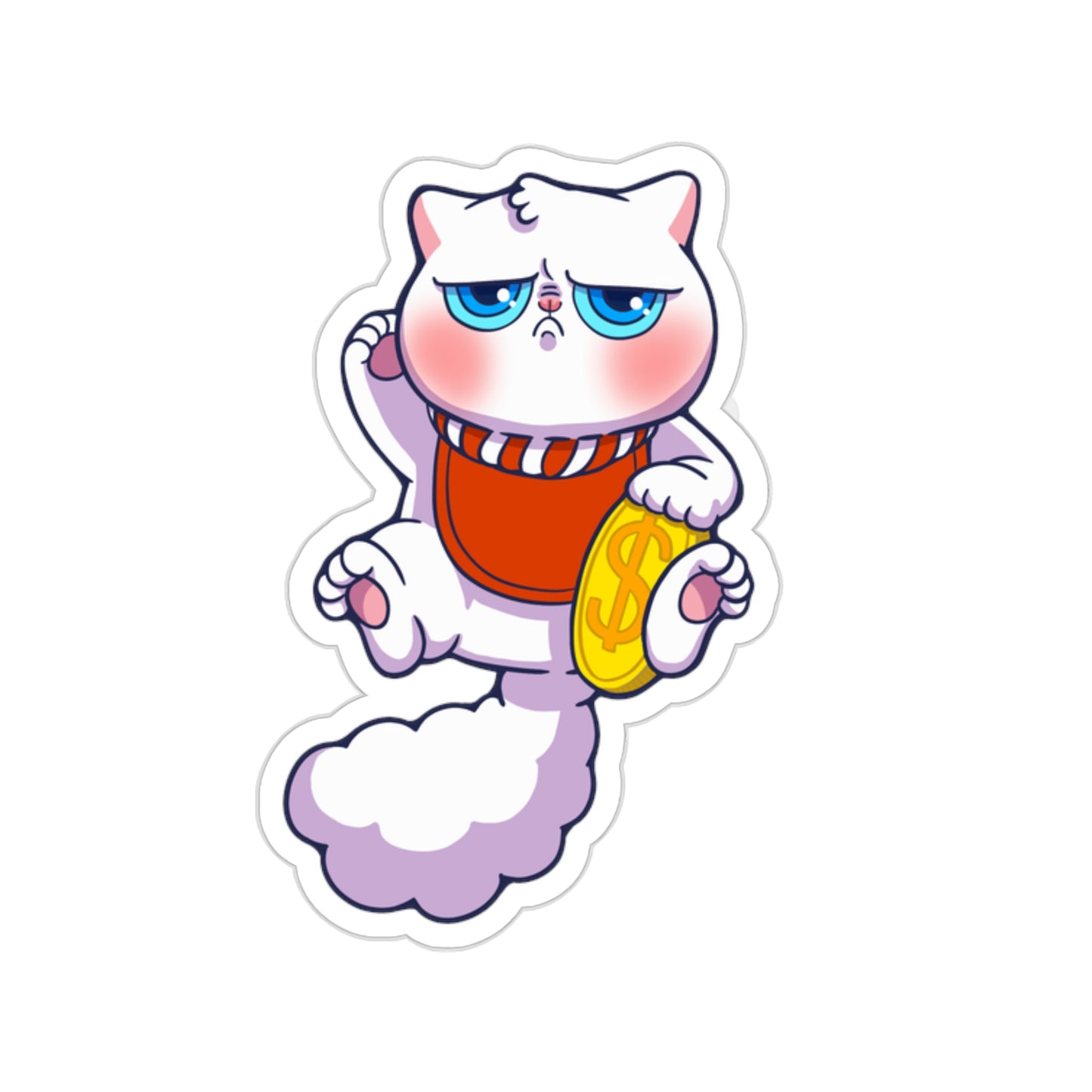 Olaf Vinyl Sticker styleC